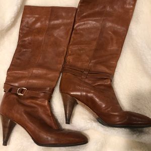 Loeffler Randall knee high kitten heel boots